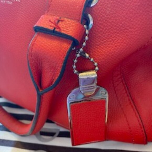 Henri Bendel Spruce Street Satchel - RED - Picture 13 of 16